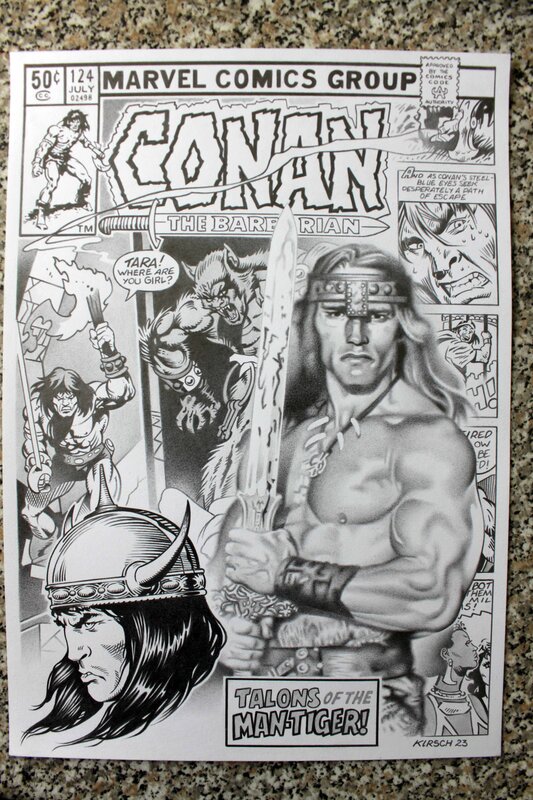 Conan par Philippe Kirsch - Illustration originale