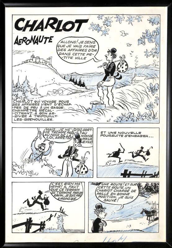 Charlot aéronaute by Jean-Claude Forest, Roland De Montaubert - Comic Strip