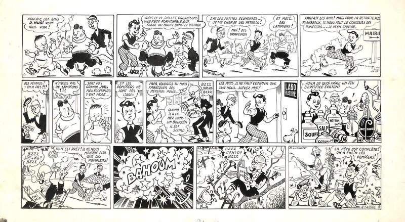 R. Hudi Junior by Eugène Gire - Comic Strip