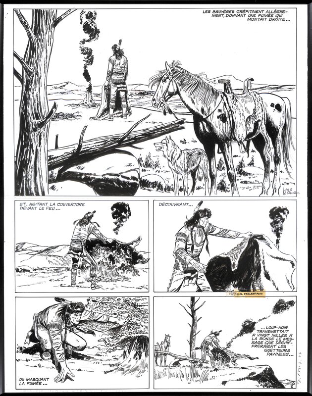 Loup-Noir by Kline, Jean Ollivier - Comic Strip