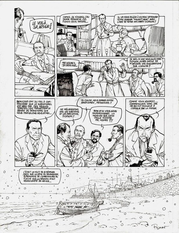 Harry Dickson by Olivier Roman - Comic Strip