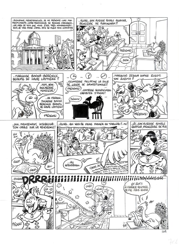 Puddingham Palace par Isa - Planche originale