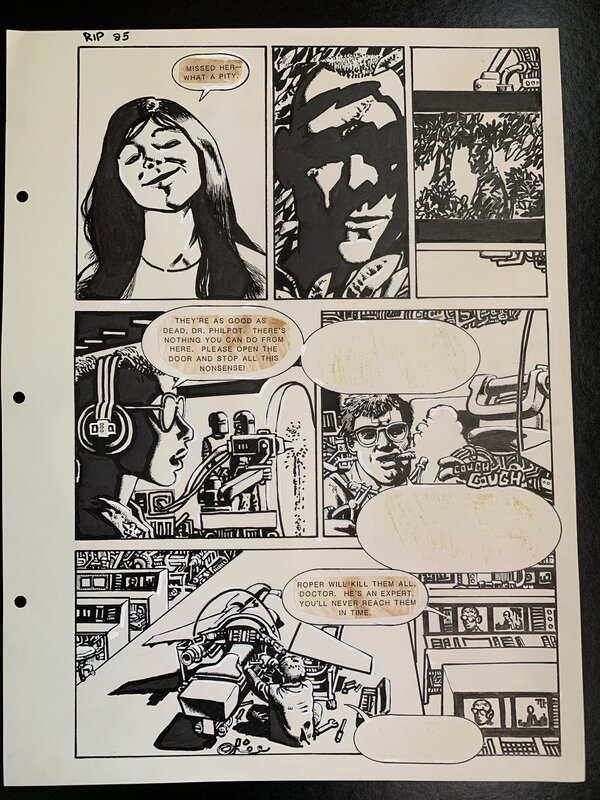 Rip In Time pg85 par Richard Corben, Bruce Jones - Planche originale