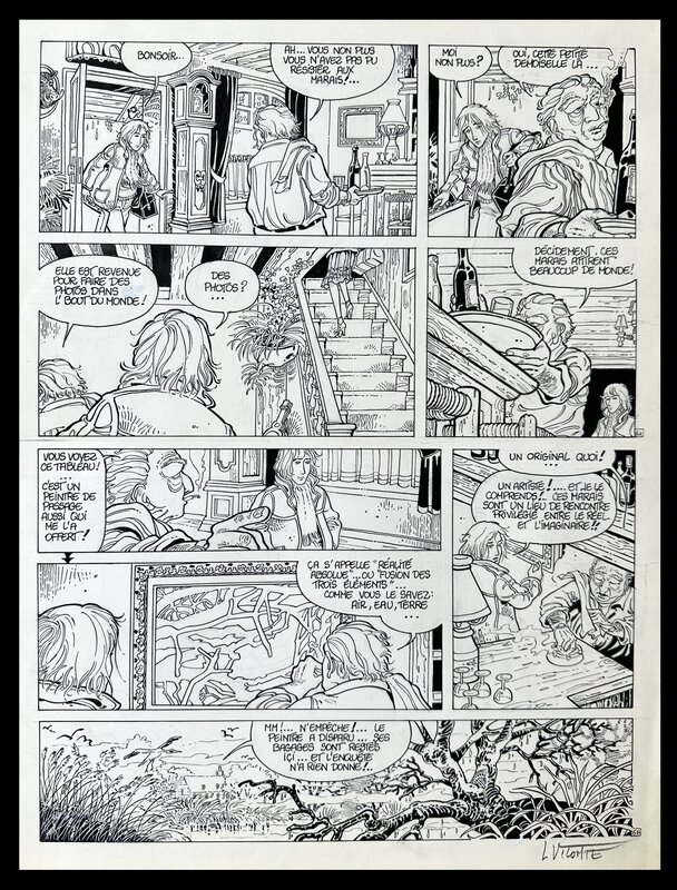 Laurent Vicomte, Balade au Bout du Monde #1 - La Prison - Planche originale