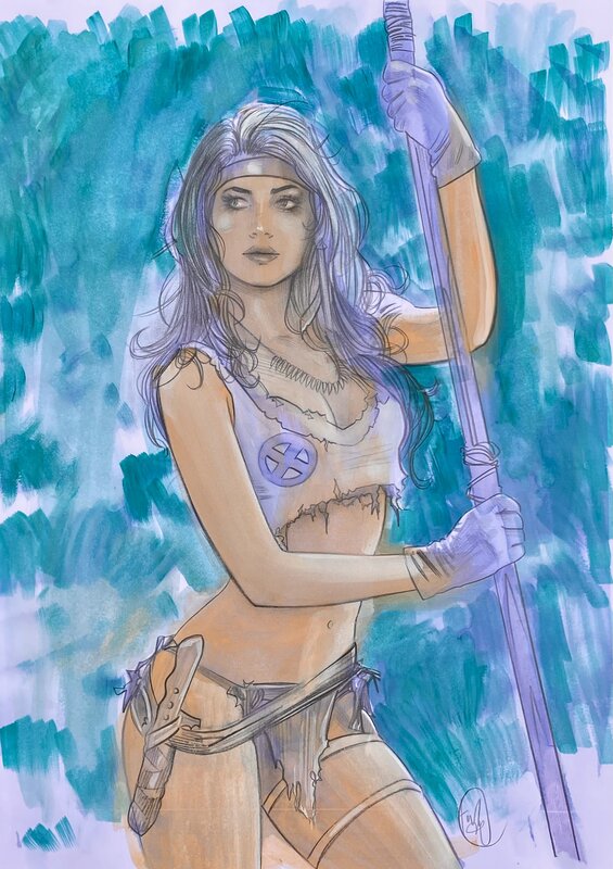 Savage Land Rogue par Tula Lotay - Illustration originale