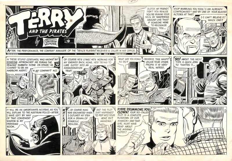 George Wunder, Terry and the pirates - Comic Strip