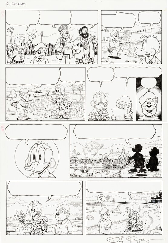 Don Rosa, 9 - Le Milliardaire des landes perdues - Page 12 - Planche originale