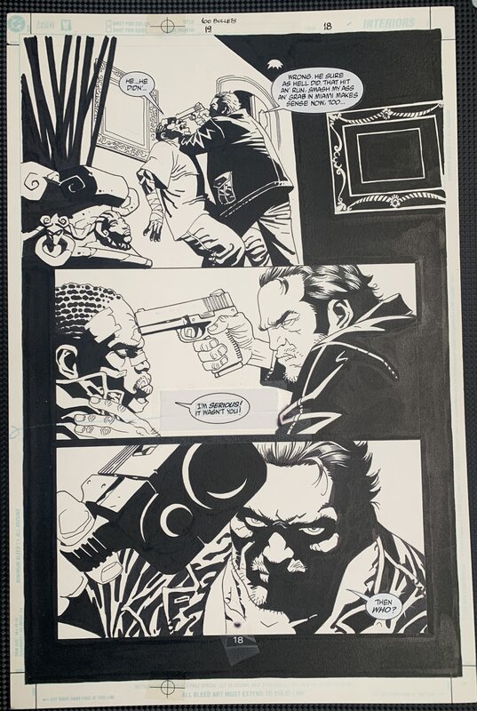 Eduardo Risso, Brian Azzarello, 100 Bullets #19 pg18 - Planche originale