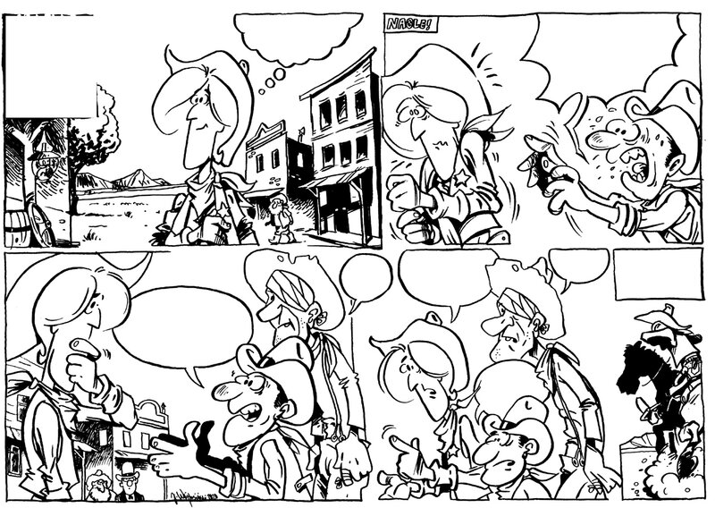 Binio Bill by Jarosław Wojtasiński, Jerzy Wroblewski - Comic Strip