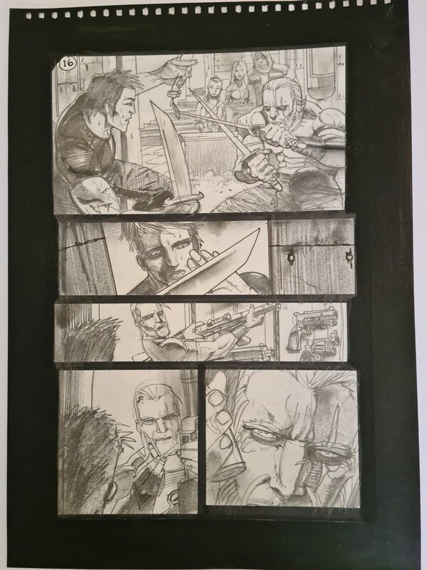 13 coins - page 16 par Simon Bisley - Planche originale