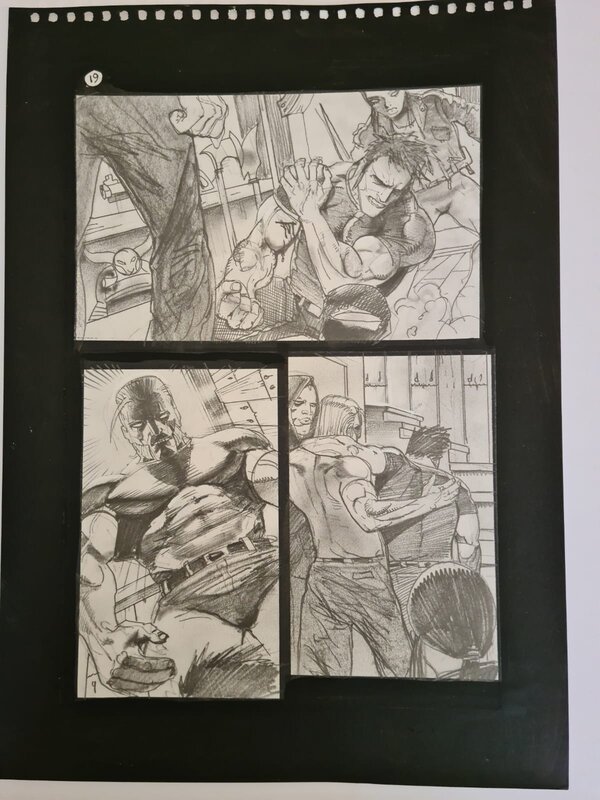 13 coins - page 19 par Simon Bisley - Planche originale