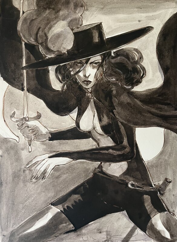 Lamia by Yannick Corboz - Original Illustration