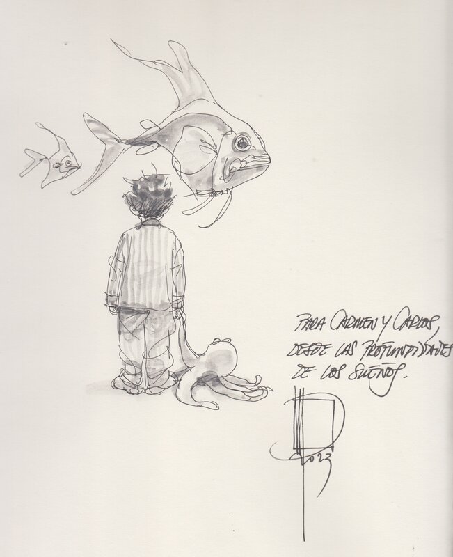 Little Nemo by Miguelanxo Prado - Sketch