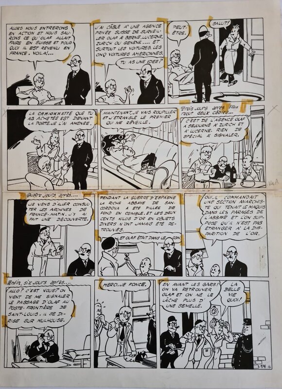 Maurice Tillieux, Felix - Le roi et le colonel - Comic Strip