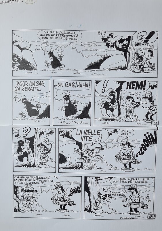 Bizu by Jean-Claude Fournier - Comic Strip