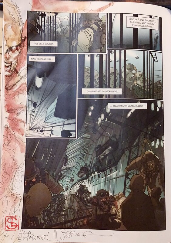 Stéphane Levallois, Métal hurlant numéro7 - De profundis 2023Mai25 - Sketch