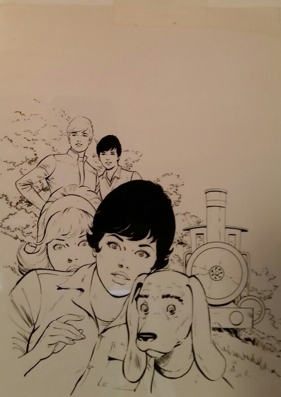 Le club des cinq. par Jean Sidobre Couverture originale