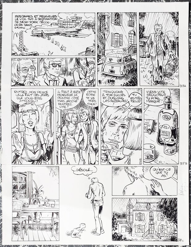 For sale - P38 by Marc Rouchairoles - Comic Strip