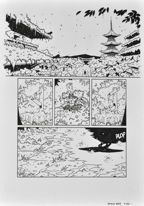 Yojimbot (T1) par Sylvain Repos - Planche originale