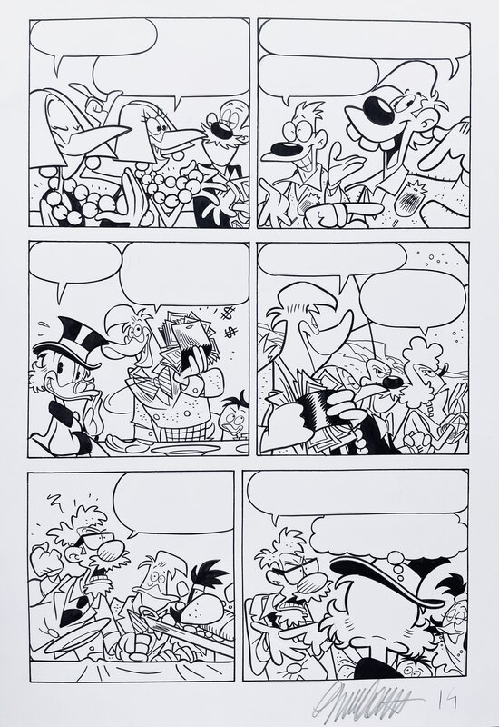 Giorgio Cavazzano, Picsou - Page 14 - “On a volé sur la Lune!” - Comic Strip