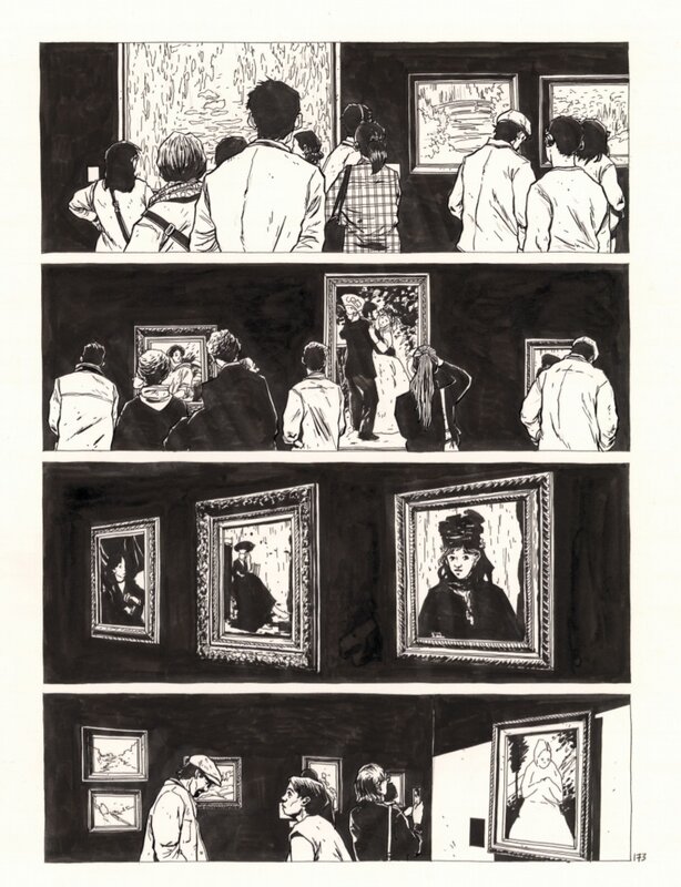 2022 - Musée par Christophe Chabouté - Planche originale