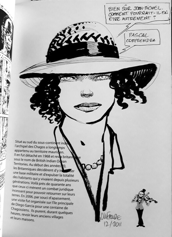 Olivia par Michel Faure - Dédicace