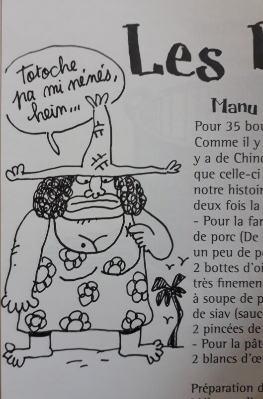 La nénene par Emmanuel Brughera - Dédicace