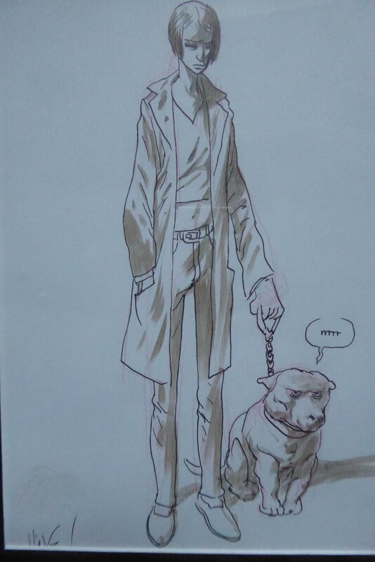 Jeune femme by Vince - Sketch