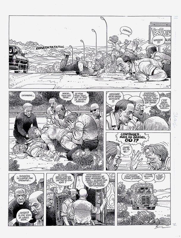 Enki Bilal - Les Phalanges de l’Ordre Noir - Planche 60 - Comic Strip