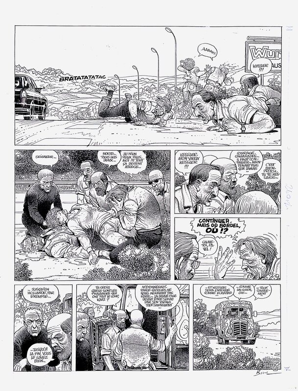 Enki Bilal - Les Phalanges de l’Ordre Noir - Planche 60 - Planche originale