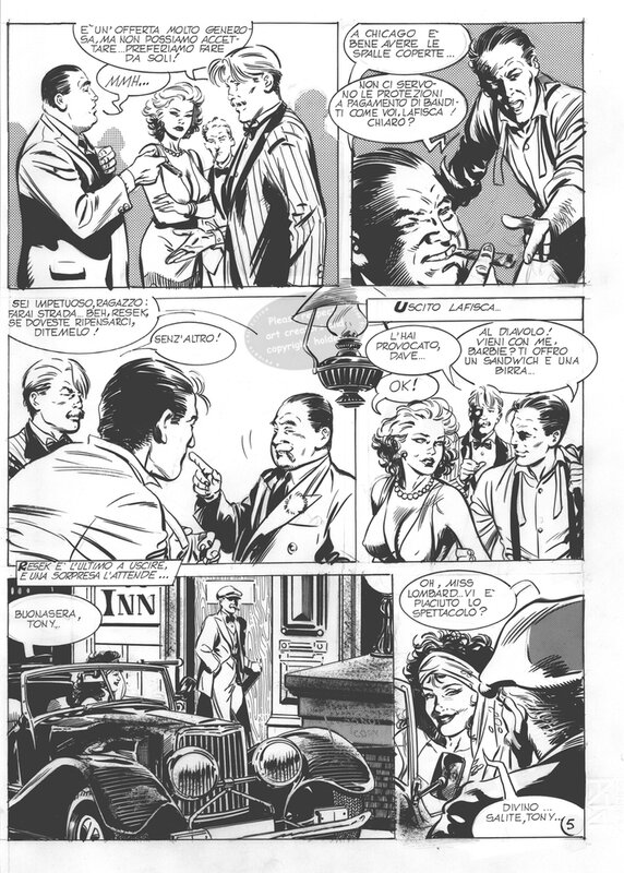 Unidentified Chicago gangster story #2 p.05 by Mauro Laurenti - Comic Strip
