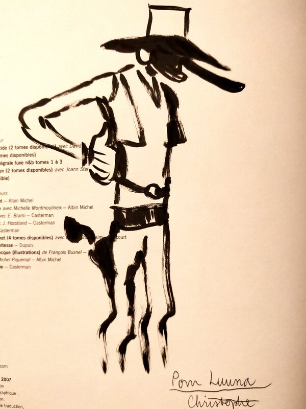 Gus, tome 1 by Christophe Blain - Sketch