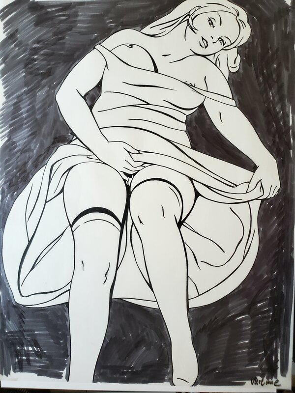 Alex Varenne, illustration originale - Illustration originale
