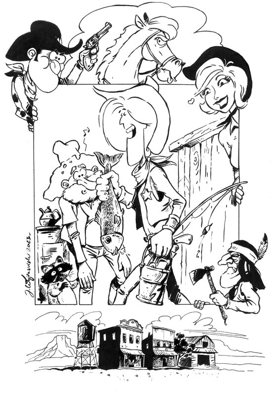 Binio Bill par Jarosław Wojtasiński, Jerzy Wroblewski - Illustration originale