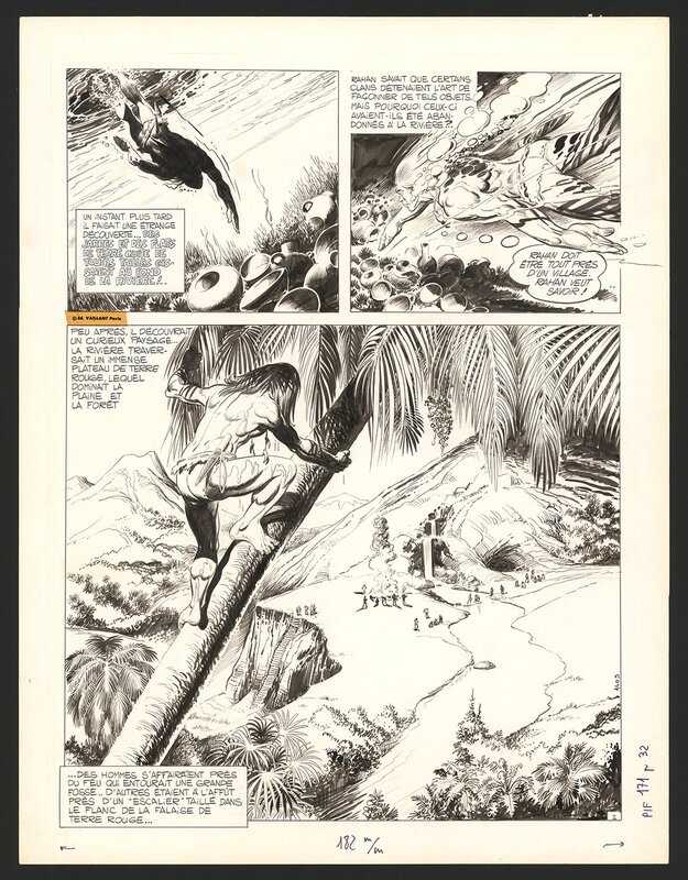 For sale - André Chéret, Roger Lécureux, Rahan - La Falaise d'Argile - Comic Strip