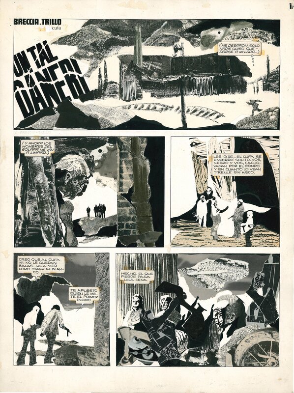 Un tal Daneri par Alberto Breccia - Planche originale