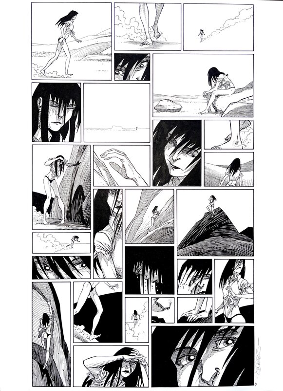 Andreas - Arq - planche avec 27 cases!!! - Planche originale