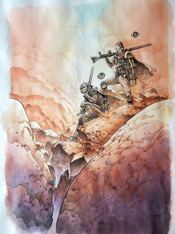 Grun, ON MARS T1 UN NOUVEAU MONDE  couverture couleur directe - Couverture originale