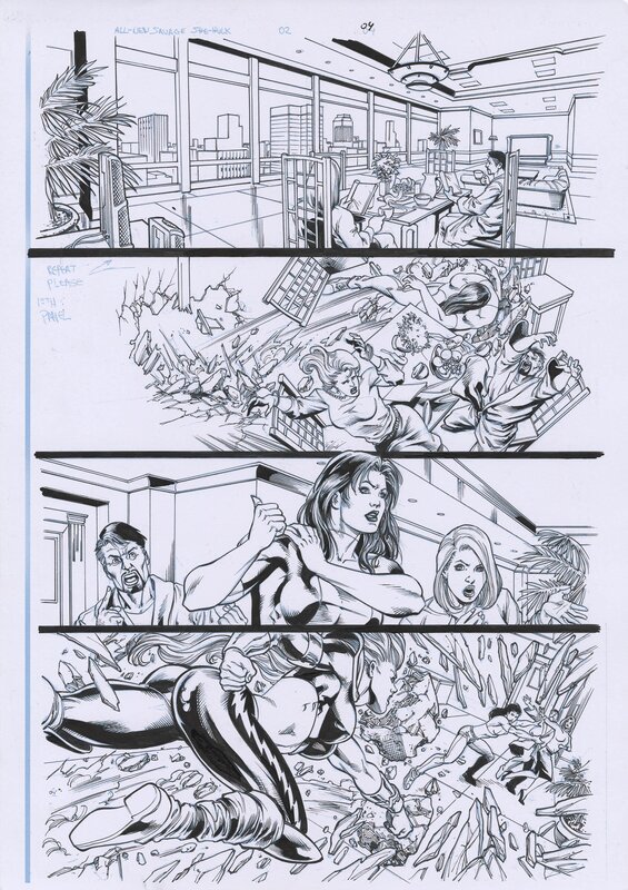 Vicente Cifuentes, All-New Savage She-Hulk #2 p5 - Planche originale