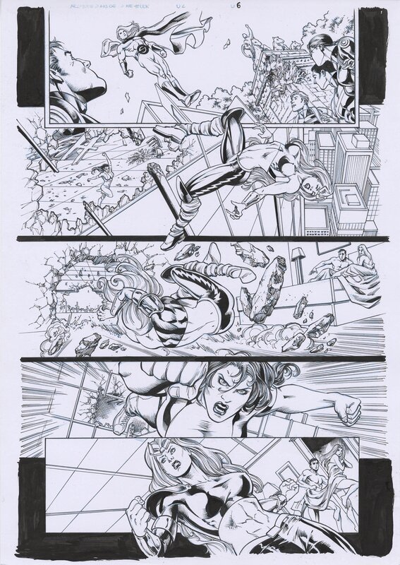 Vicente Cifuentes, All-New Savage She-Hulk #2 p7 - Planche originale