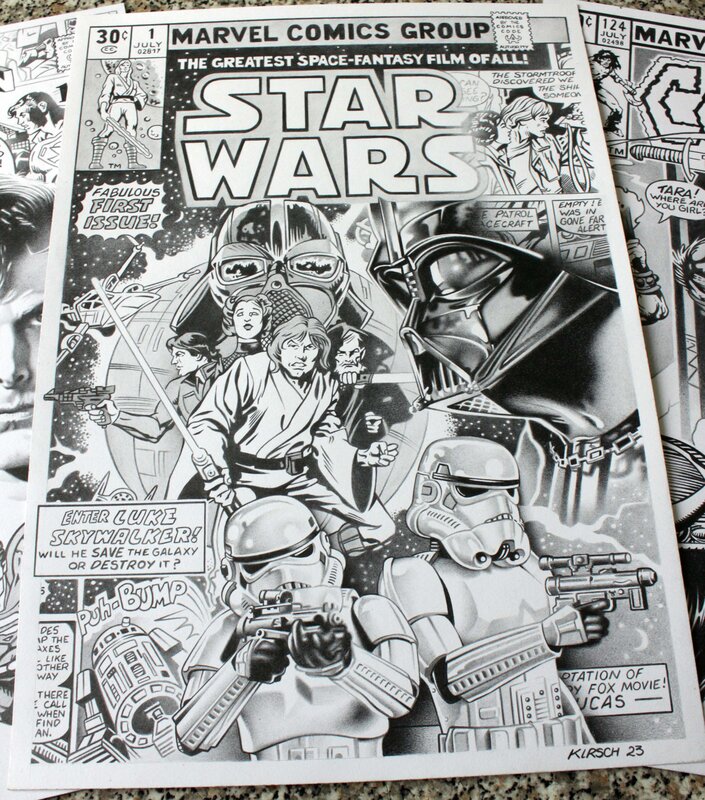 Star WARS by Philippe Kirsch - Original Illustration