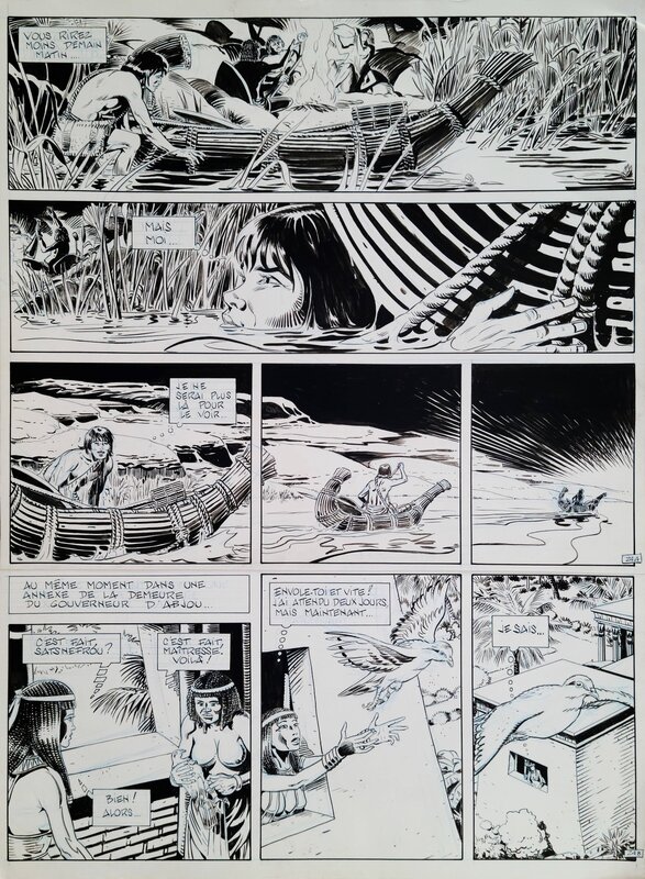 Georges Ramaïoli, François Corteggiani, Horus de Nekhen - Tome 1 - planche 24 - 1989 - Comic Strip