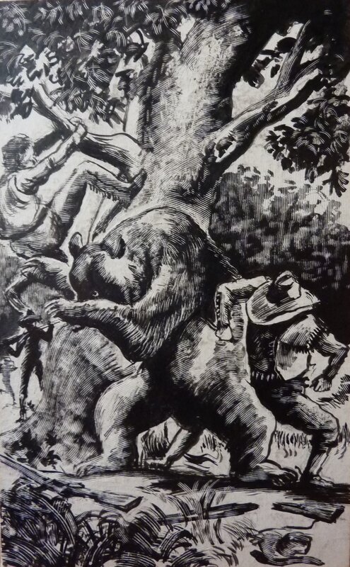 Winnetou par Noel Pierre - Illustration originale