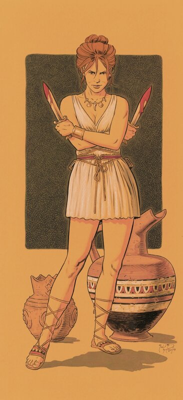 For sale - Déterminée! by François Miville-Deschênes - Original Illustration
