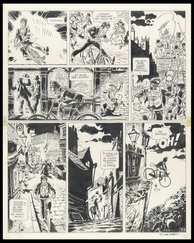 Jean-Claude Mézières, Pierre Christin, 1976 - Valérian et Laureline - Sur les Terres truquées - Planche 15 - Planche originale