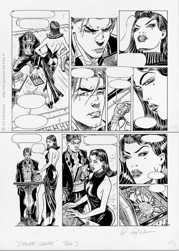 For sale - Gil Formosa, DOUBLE GAUCHE T3 P17 - Comic Strip