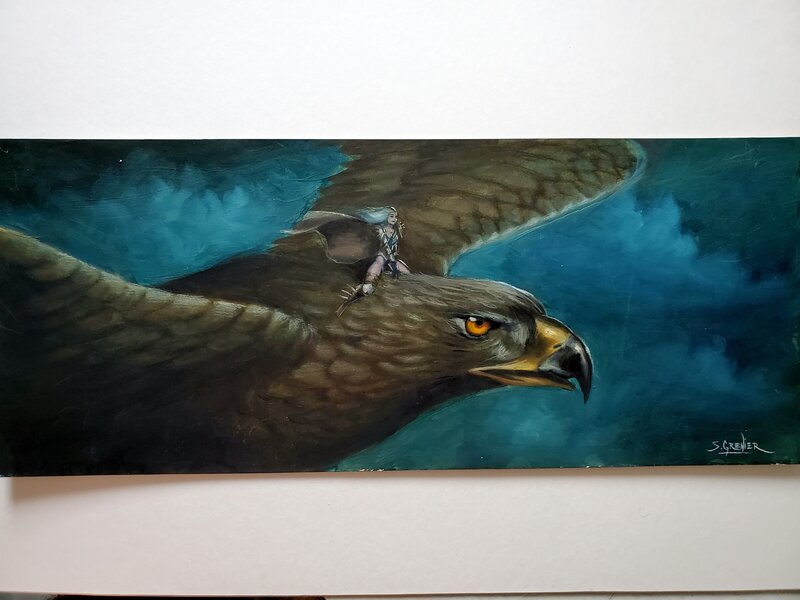 Sébastien Grenier, Eagle GIANT 2  illustration originale - Original Illustration