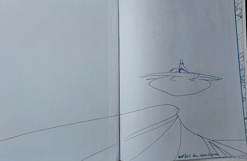 Moebius, Métal hurlant Arzach - Sketch