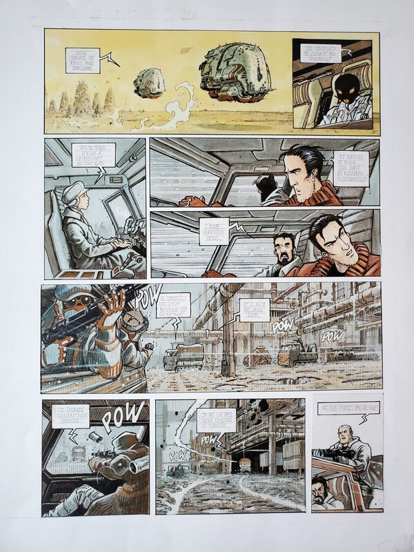 Serge Pellé, ORBITAL T2 RUPTURES   couleur directe - Comic Strip