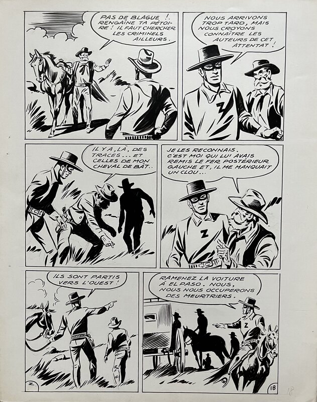Zorro by André Oulié - Comic Strip